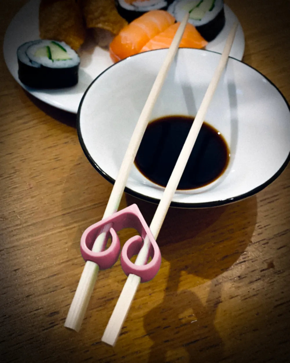 Chopstick Helpers (pack of 6) - Heart