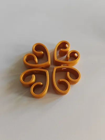 Chopstick Helpers (pack of 6) - Heart
